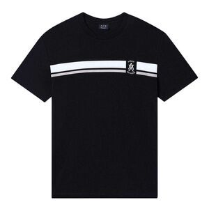 Armani Exchange Mens Exchange Regular Short-Sleeved T-Shirt / Black